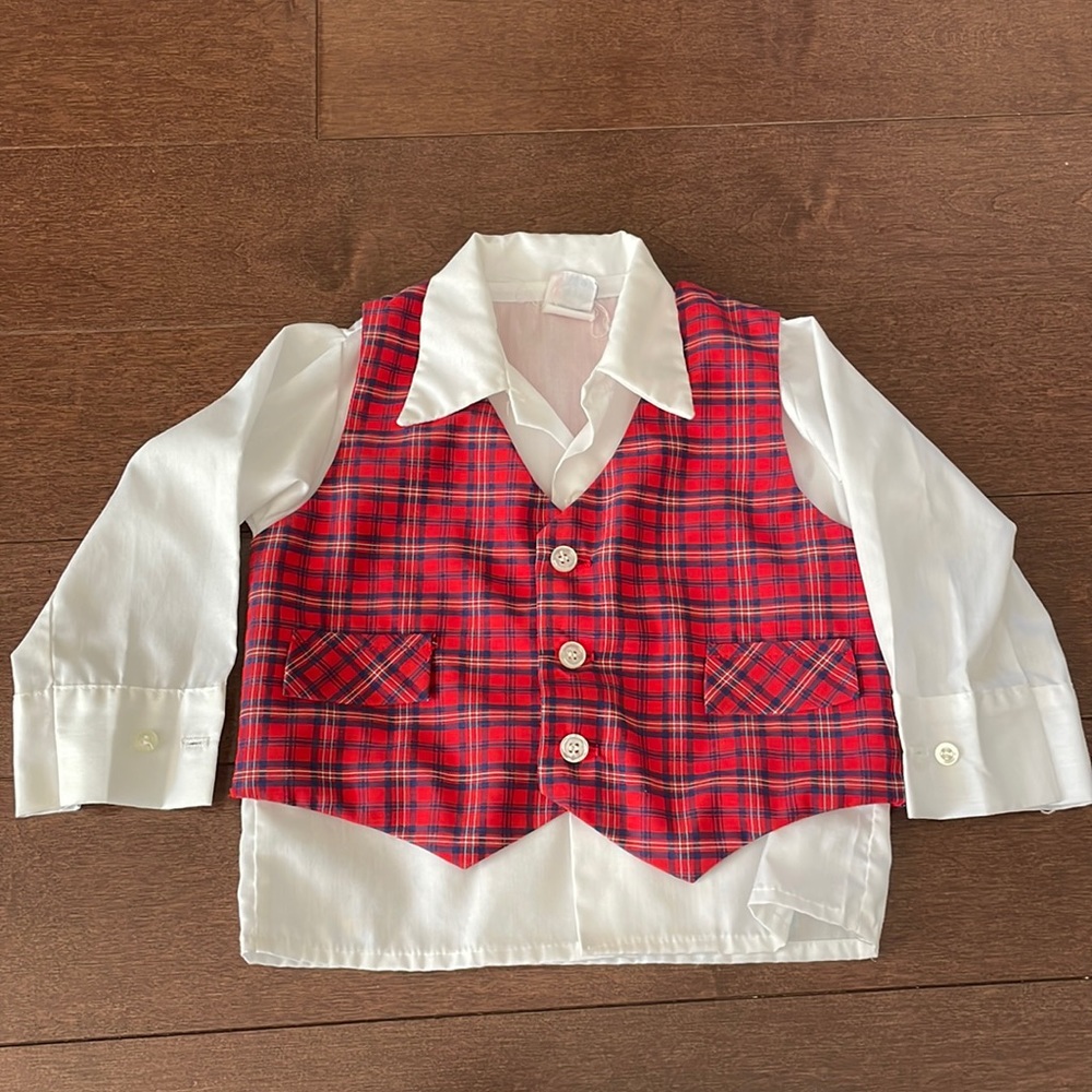Vintage Baby Shirt and Vest